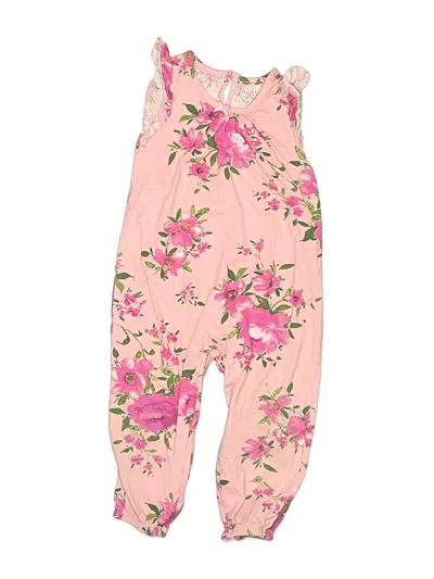 Pre-owned Bundles Kids' Short Sleeve Onesie In Pink