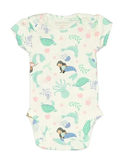 Pre-owned Bundles Babies' Short Sleeve Onesie In White