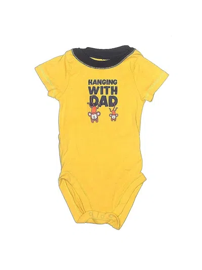 Pre-owned Bundles Kids' Short Sleeve Onesie In Yellow