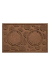 Bungalow Flooring Pet Bow Mat In Dark Brown