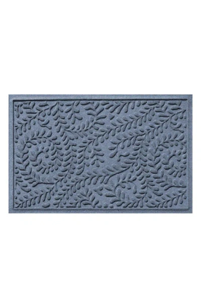 Bungalow Flooring Waterhog Boxwood Floor Mat In Bluestone