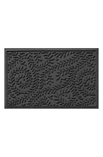 Bungalow Flooring Waterhog Boxwood Floor Mat In Charcoal
