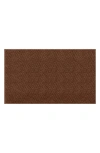 Bungalow Flooring Waterhog Diamonds Floor Mat In Dark Brown
