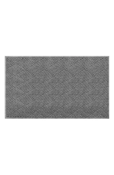 Bungalow Flooring Waterhog Diamonds Floor Mat In Medium Gray