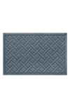 Bungalow Flooring Waterhog Lattice Floor Mat In Bluestone