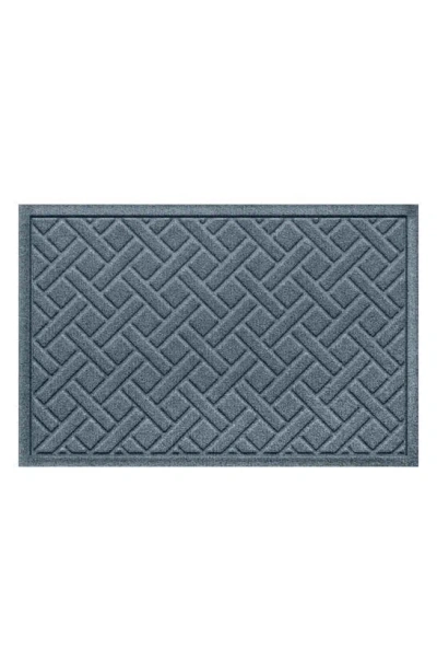 Bungalow Flooring Waterhog Lattice Floor Mat In Bluestone