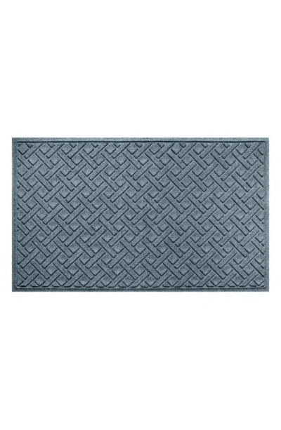 Bungalow Flooring Waterhog Lattice Floor Mat In Bluestone