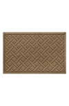 Bungalow Flooring Waterhog Lattice Floor Mat In Camel