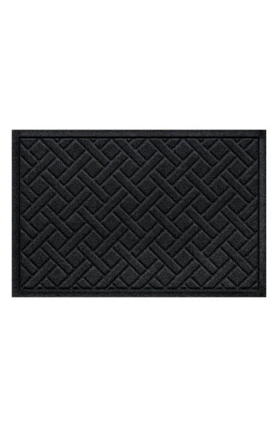 Bungalow Flooring Waterhog Lattice Floor Mat In Charcoal