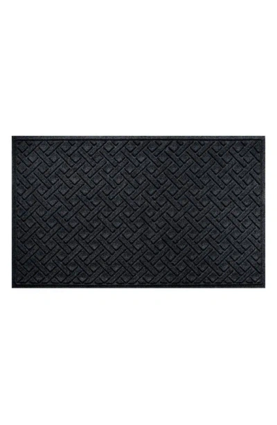 Bungalow Flooring Waterhog Lattice Floor Mat In Charcoal