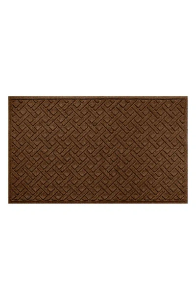 Bungalow Flooring Waterhog Lattice Floor Mat In Dark Brown