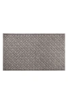 Bungalow Flooring Waterhog Lattice Floor Mat In Medium Gray