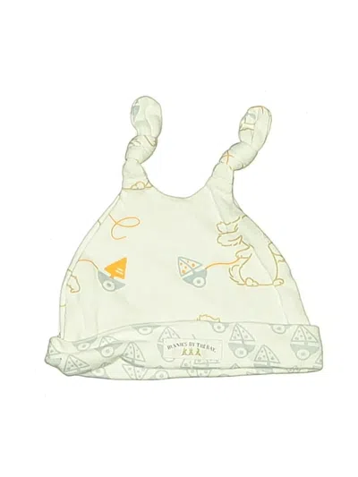 Pre-owned Bunnies By The Bay Babies' Beanie Hat In White