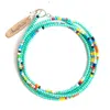 Bunny Shapiro Sammy Wrap Bracelet In Turquoise