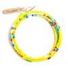 Bunny Shapiro Sammy Wrap Bracelet In Yellow In Multi
