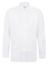 Buonamassa Classic Cotton Shirt With Sleek Design And Comfortable Fit In White