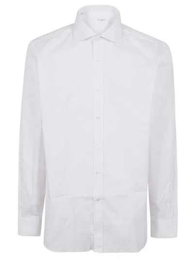 Buonamassa Classic White Cotton Shirt With Timeless Design