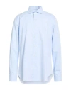 Buonamassa Man Shirt Sky Blue Size 17 ½ Cotton In Blue