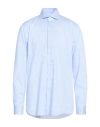Buonamassa Man Shirt Sky Blue Size 17 ½ Cotton In Blue