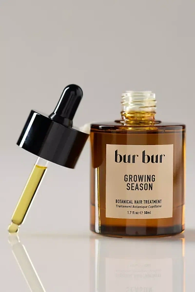 Bur Bur Growing Season Burdock Hair Growth Oil In Transparent