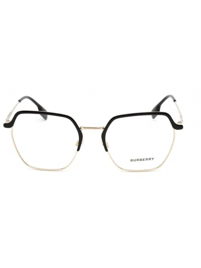 Burberry 0be1371 Eyeglasses In Black / Clear Demo Lens