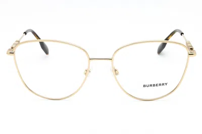 Burberry 0be1376 Eyeglasses In Light Gold/clear Demo Lens