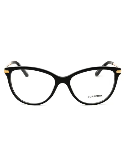 Burberry 0be2280 Eyeglasses In Black / Clear Demo Lens