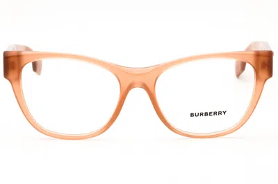 Burberry 0be2301 Eyeglasses In Opal Brown / Clear