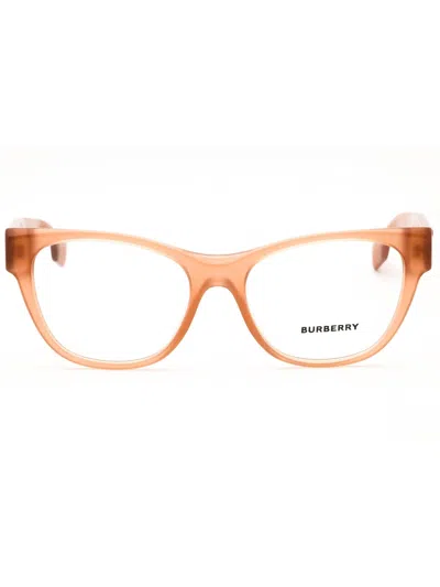 Burberry 0be2301 Eyeglasses In Opal Brown / Clear