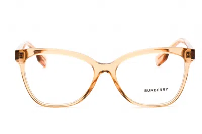 Burberry 0be2364 Eyeglasses In Brown / Clear Lens