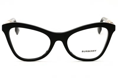 Burberry 0be2373u Eyeglasses In Black / Clear Demo Lens