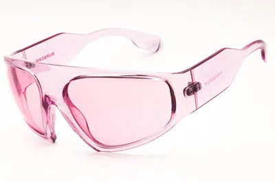 Burberry 0be4369 Shield-style Sunglasses In Pink