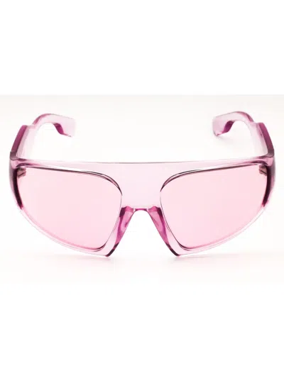 Burberry 0be4369 Shield-style Sunglasses In Pink