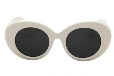 Burberry 0be4370u Sunglasses In White/grey