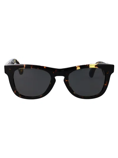 Burberry 0be4426 Dark Havana Acetate Sunglasses In Black