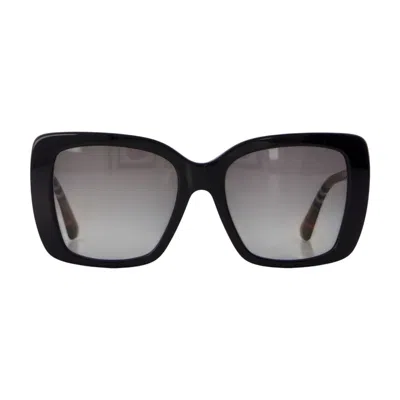 Burberry 0be4456-41611154 Oversized Acetate Sunglasses In Black
