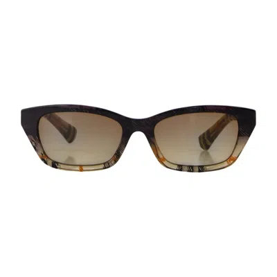 Burberry 0be4488-42021352 Acetate Cat-eye Sunglasses In Brown