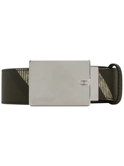 BURBERRY CHECKED REVERSIBLE BELT