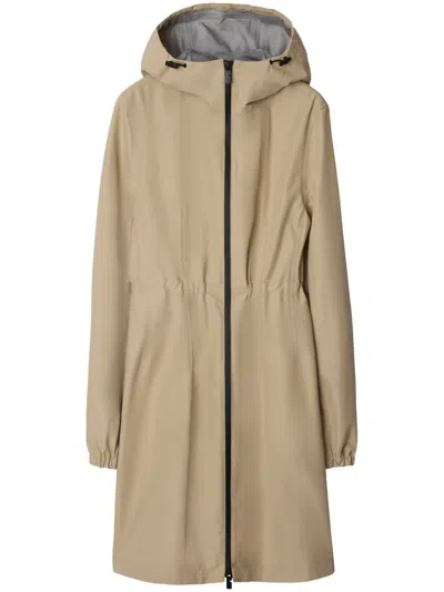 Burberry Hooded Coat In 中性色