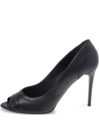 Pre-owned Burberry 105mm Leather Pumps