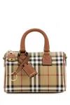 Burberry Check Mini Canvas Tote Bag