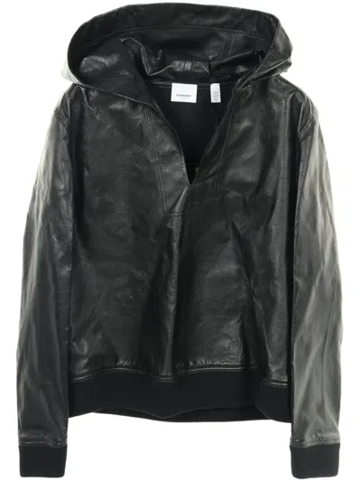 Pre-owned Burberry 1920-1929s Hoodie Jacket In Black