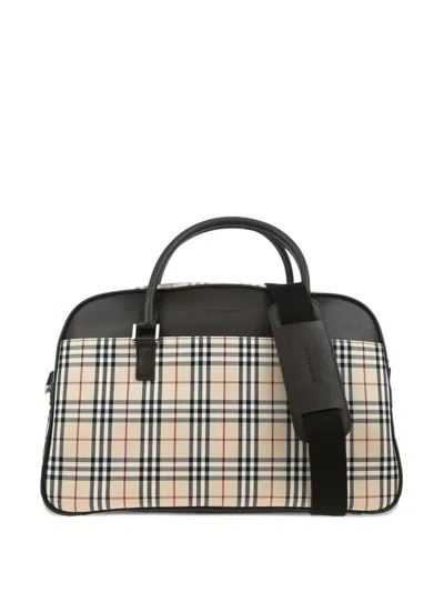 Pre-owned Burberry 1990-2000s Check Two-way Handbag