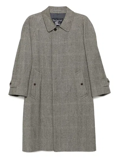 Pre-owned Burberry 1990-2000s Coat In Gray