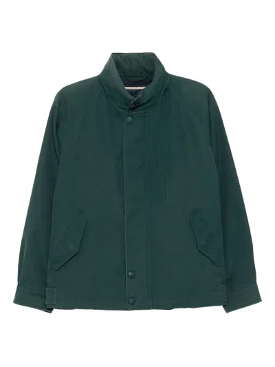 Pre-owned Burberry 1990-2000s Zip-up Jacket In Green