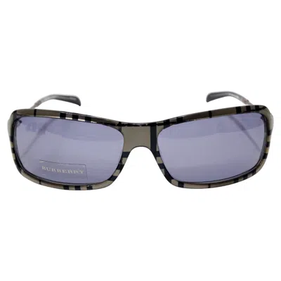 Pre-owned Burberry 1990's Rectangle Patterned Sunglasses In Gray