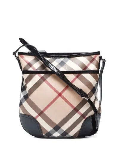Pre-owned Burberry 2000-2015 Nova Check-pattern Shoulder Bag