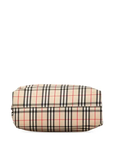 Pre-owned Burberry 2000-2017 House Check Canvas Tote Bag