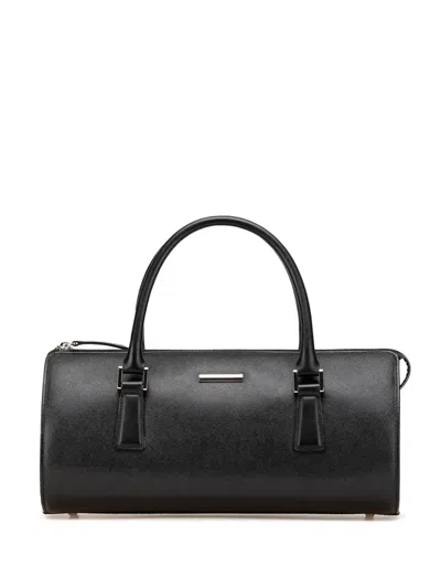 Pre-owned Burberry 2000-2017 Leather Boston Bag