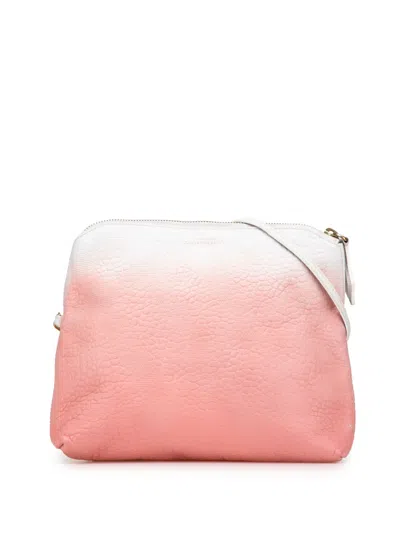 Pre-owned Burberry 2000-2017 Leather Crossbody Bag In Pink